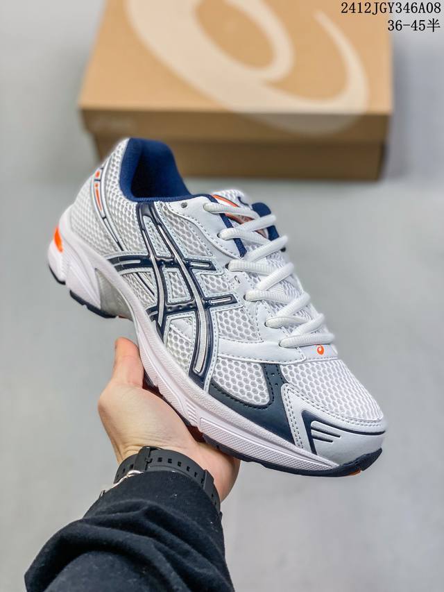 真标装备充满未来感，日本专业跑鞋品牌 Asics 亚瑟士 Gel-1090 量子系列硅胶回弹休闲运动跑步鞋 货号 :1203A254-020 尺码:36 37