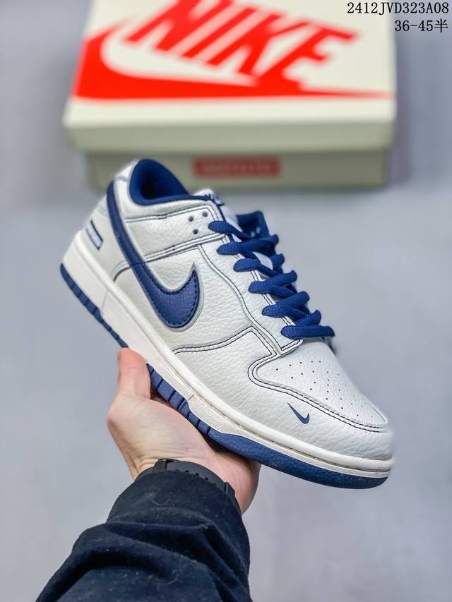 海外爆款限量发售！公司级 Nike Sb Dunk Low“Un联名 米蓝勾” 周年高端定制 低帮休闲板鞋 定制鞋盒 大厂纯原品质出货 超高清洁度 皮料切割干净