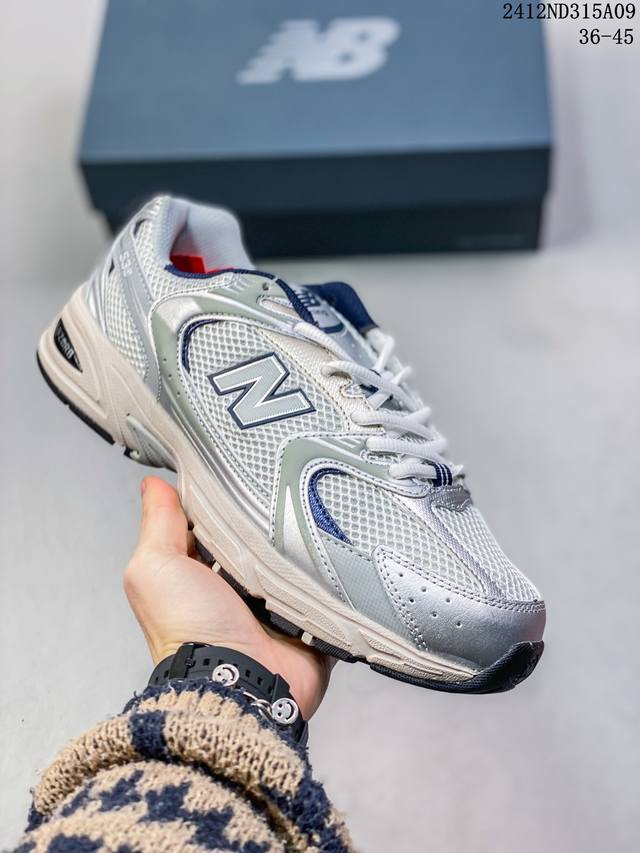 New Balance 新百伦 Mr530Aa1 复古休闲慢跑鞋 最高版本 全码现货 楦型材料做工全面提升 目前市售最高天花板品质 尺码：36-45 编码：12