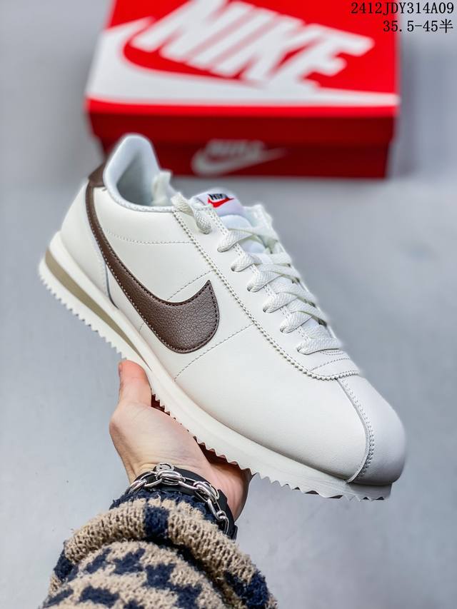 公司级nike Classic Cortez 耐克经典轻便舒适男子阿甘鞋休闲跑步鞋运动鞋 纯粹而执着的精神 使得cortez种在了一代人的心里 无论是否喜欢它复