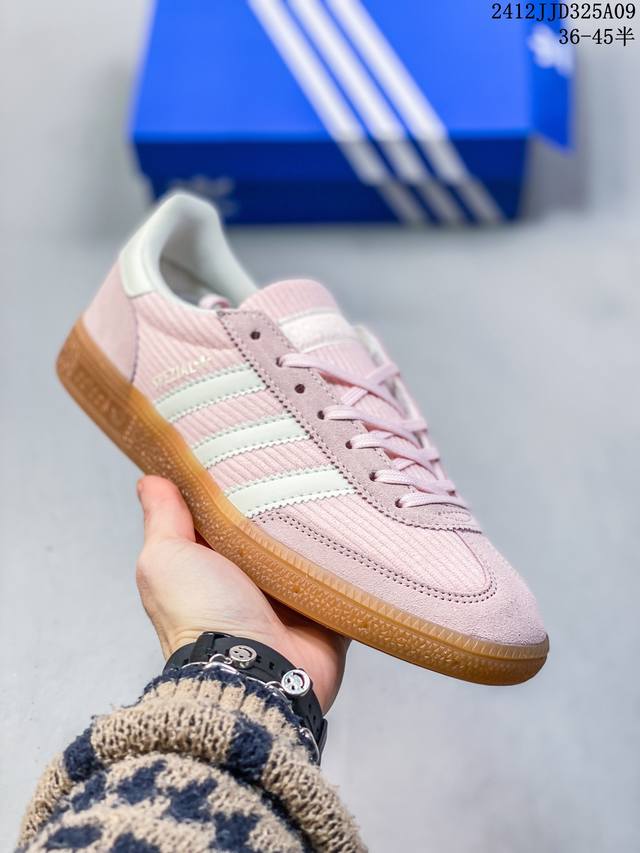 阿迪达斯三叶草adidas Originals Samba Vegan Og”Spd“桑巴舞系列绅士德训足球风百搭低帮休闲运动板鞋 12Jjd325A09