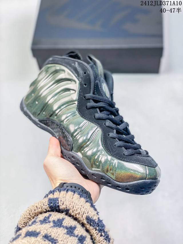 公司级nike Foamposite One 喷泡 中帮 复古篮球鞋 货号:314996 301 尺码:40 40.5 41 42 42.5 43 44 45