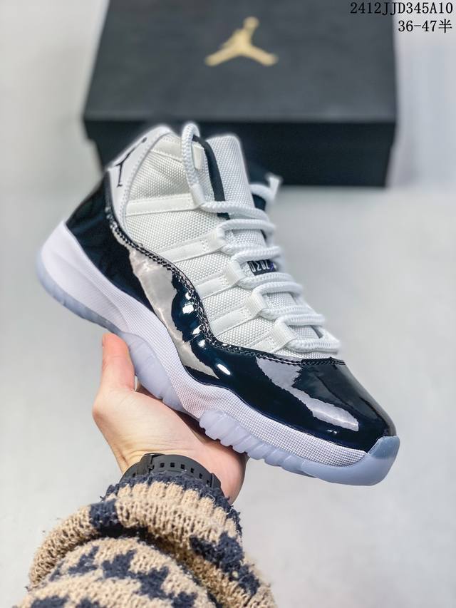 耐克nike Air Jordan 11 Retro High”Concord“Aj11代迈克尔 乔丹低帮运动文化篮球鞋“康扣 尺码 : 36-47 带半码 编