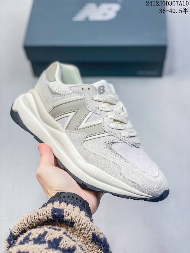 公司级别 新品首发 New Balance M5740系列原楦原纸版开发版型 采用国产猪巴革麂皮及牛培革料拼接构成#中底高弹eva发泡材质 外置橡胶大齿防滑橡胶