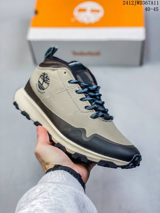 Timberland添柏岚winsor Trail 舒适轻便 防滑耐磨防水 中帮徒步鞋男款timberland户外品牌最早成立于1918年的美国波士顿，它的 成