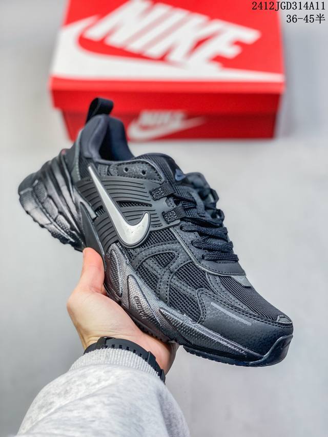 耐克nike Wmns V2K Runtekk Low 复古潮系列未来复古老爹风百搭休闲运动慢跑鞋 Fd0736 001 码数：36 36.5 37.5 38