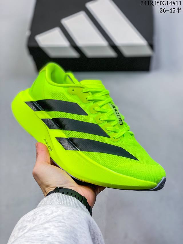 公司级adidas Adizero Evo Sl 舒适百搭防滑耐磨 低帮 休闲跑步鞋 货号:Jr3415 尺码:36 36.5 37 38 38.5 39 40