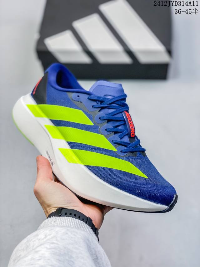 公司级adidas Adizero Evo Sl 舒适百搭防滑耐磨 低帮 休闲跑步鞋 货号:Jr3415 尺码:36 36.5 37 38 38.5 39 40