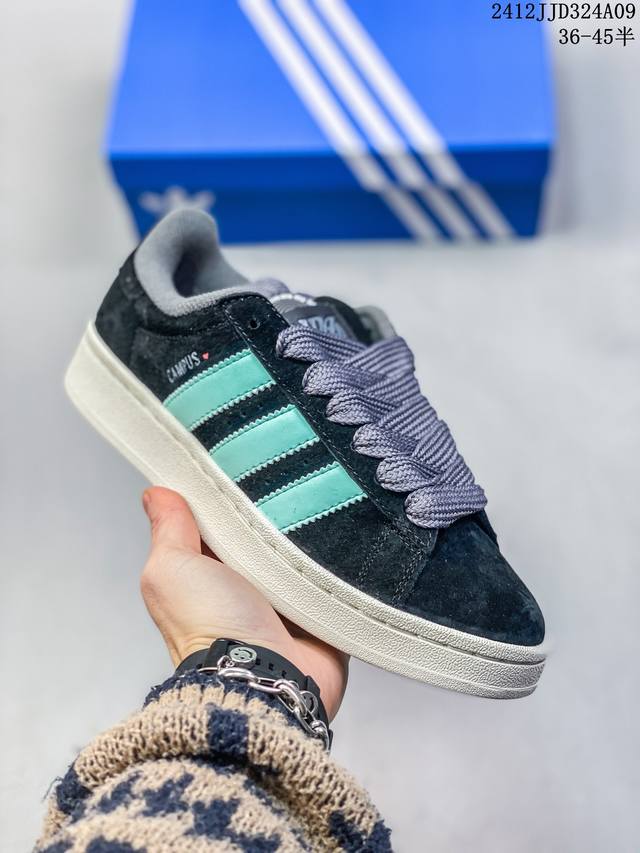 公司级阿迪达斯adidas Originals Campus 00S学院系列 面包风经典复古低帮百搭休闲运动板鞋 货号:Ig0792 尺码:36 36.5 37