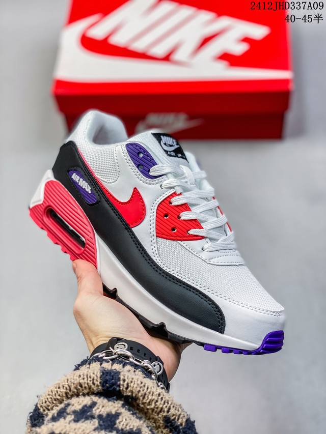 公司级nike Air Max 90初代系列低帮复古气垫百搭休闲运动慢跑 尺码：40-45半 编码：12Jhd337A09