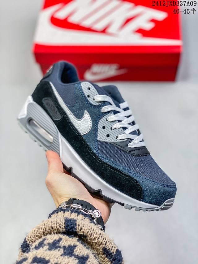 公司级nike Air Max 90 Se 初代系列低帮复古气垫百搭休闲运动慢跑鞋 货号:Fn8005-002 尺码:36 36.5 37.5 38 38.5