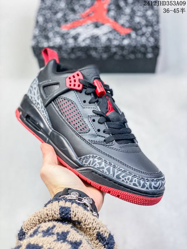 Jordan Spizike Low Aj复古低帮篮球鞋 Fq1869- 这款鞋子著名导演斯派克 李的jordan Spizike专属，预计于明年夏季推出全新低