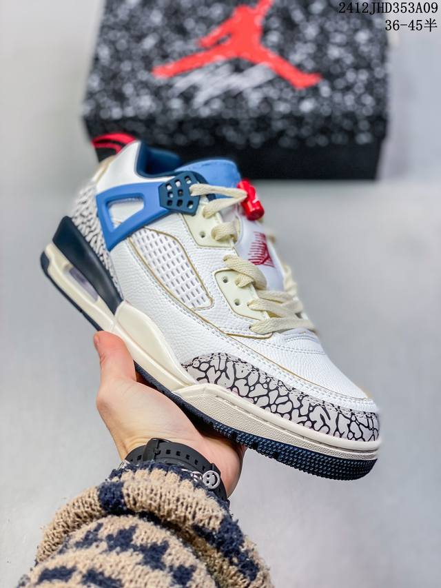 Jordan Spizike Low Aj复古低帮篮球鞋 Fq1869- 这款鞋子著名导演斯派克 李的jordan Spizike专属，预计于明年夏季推出全新低