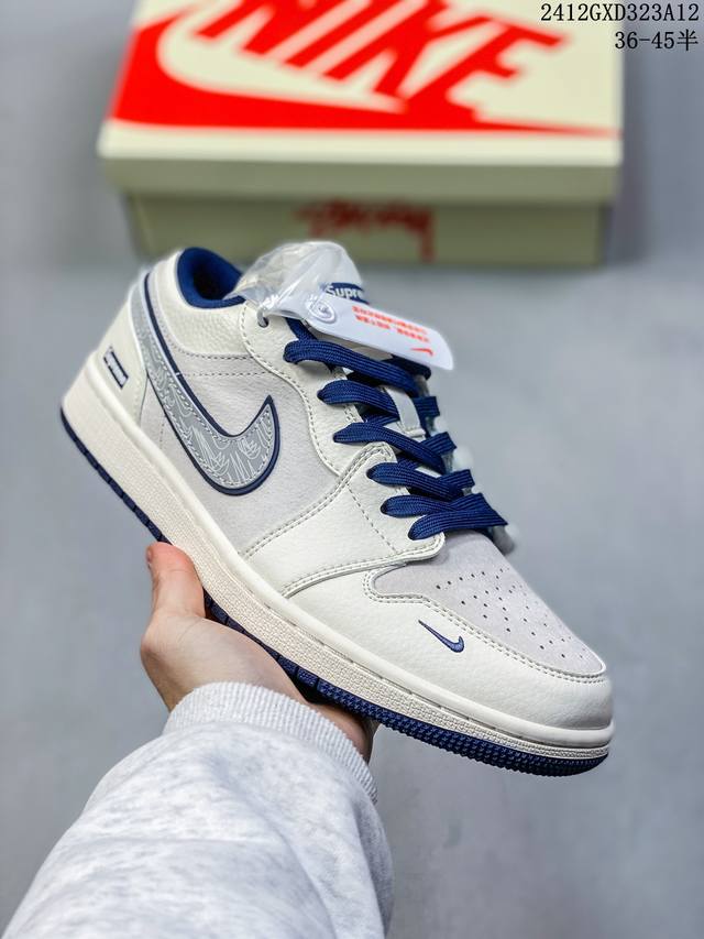 Nike Sb Dunk Low “闪电联名 米蓝蓝勾” 周年高端定制 低帮休闲板鞋 定制鞋盒 大厂纯原品质出货 超高清洁度 皮料切割干净无任何毛边 细节完美