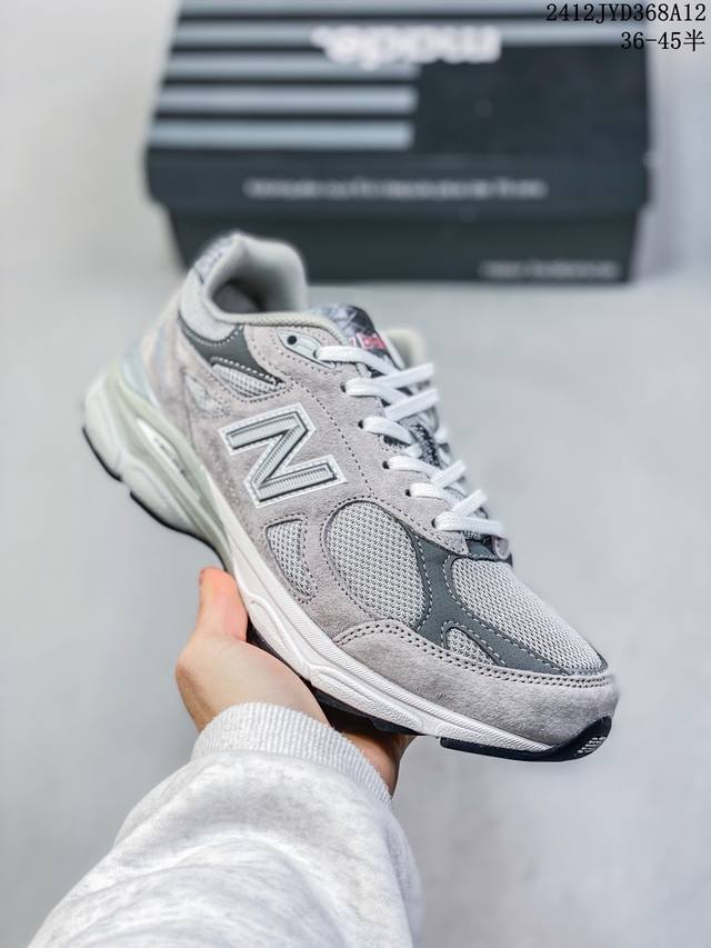 New Balance M990Gl6 新百伦nb990V6 第六代总统复古慢跑鞋 正确3M反光细节 原楦原纸版开发 正确6层组合底模精密开发 搭载全新碳素中底