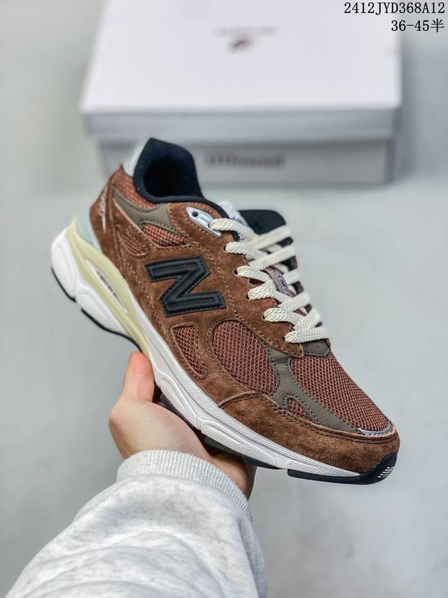 New Balance M990Gl6 新百伦nb990V6 第六代总统复古慢跑鞋 正确3M反光细节 原楦原纸版开发 正确6层组合底模精密开发 搭载全新碳素中底