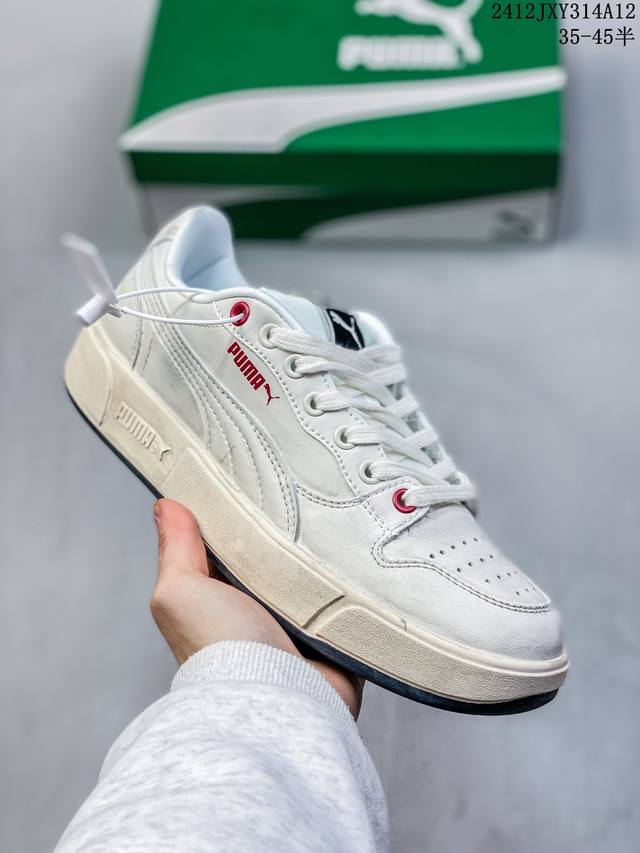 公司级puma Lx Court Low Denim防滑耐磨 彪马低帮经典百搭休闲运动板鞋 货号:394210 01 尺码:35.5 36 37 37.5 38