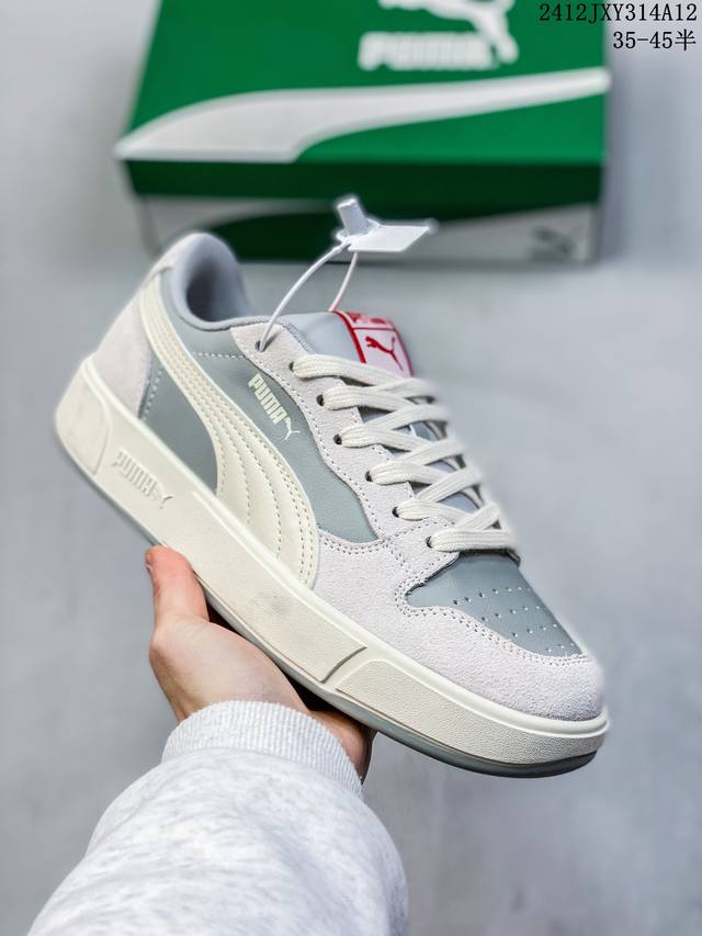 公司级puma Lx Court Low Denim防滑耐磨 彪马低帮经典百搭休闲运动板鞋 货号:394210 01 尺码:35.5 36 37 37.5 38