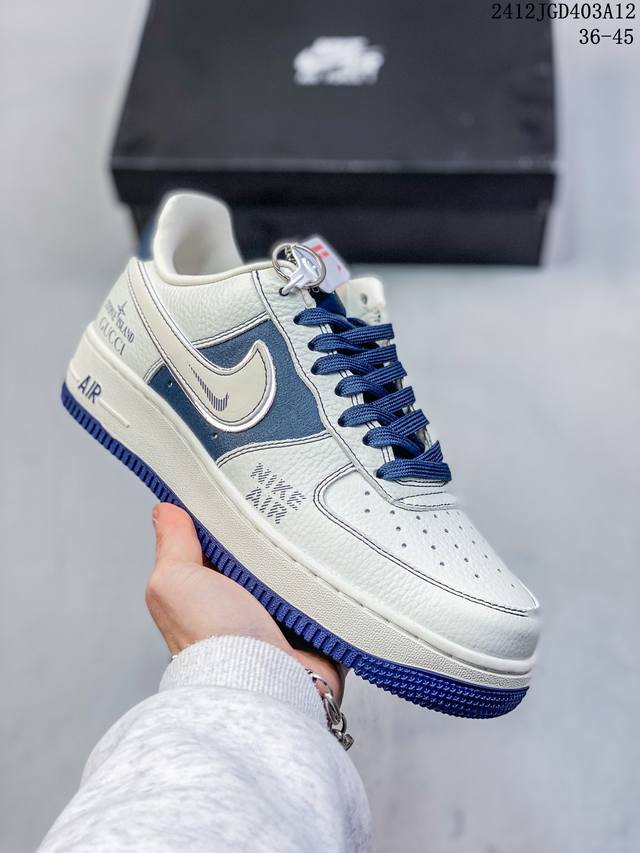 公司级耐克nike Air Force 1 Mid 07 空军一号低帮百搭休闲运动板鞋。柔软、弹性十足的缓震性能和出色的中底设计，横跨复古与现代的外型结合，造就