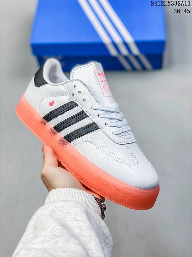 双十二福利套现 阿迪达斯adidas Originals Samba Rose W桑巴系列松糕百搭经典板鞋 12Ly332A12