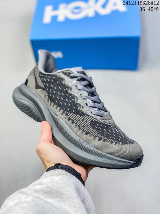 Hoka One One独特的竞训鞋,主打舒适软弹hokamach马赫6#竞速跑鞋 Hoka Mach 6 轻盈且富有弹性的舒适感！迄今为止最轻量灵敏的mach