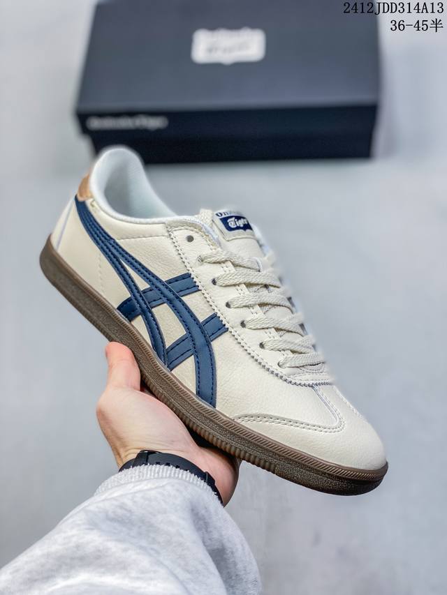 日产经典老牌-鬼塚虎 Onitsuka Tiger Tokuten 得分系列低帮复古德训风休闲运动板鞋 1183C429 200 码数：36 37 37.5 3