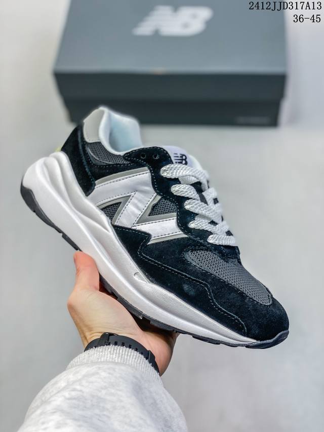 New Balance Nb 5740绒面革运动时尚减震防滑耐磨透气低帮生活休闲鞋男女同款 雾灰 12Jjd317A13