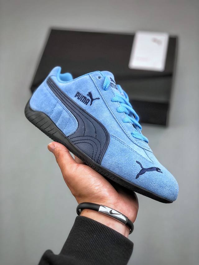 Puma Roma M Motorsport 彪马罗马阿莫尔系列低帮复古运动休闲赛车跑鞋 列 浅蓝 全球知名运动品牌puma宝马赛车系列，融合了宝马车队的标志性