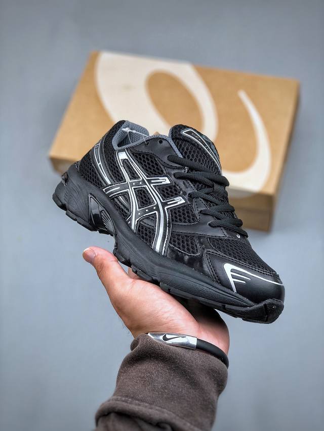 Asics Gel-1130 复古单品采用环保太空合成革配合透气网眼布鞋面材质 中底3D可视gel缓震胶效果 升级eva全新缓震中底部位科技组合耐磨橡胶外底片货