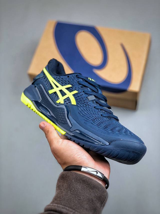 Asics Gel-Resolution 9 亚瑟士纯原版本亚瑟士运动休闲透气专业跑鞋 轻量舒适透气材质 全滴塑鞋面中底3D可视gel缓震胶效果 升级flyte