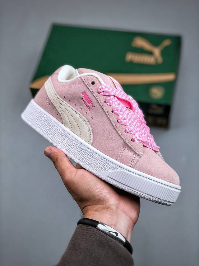 Puma Suede Xl 厚鞋舌轻便防滑低帮板鞋 完美细节 官方1:1 同步升级 Tr大底 中底走线 三维立体烫金logo 栩栩如生货号: 398310-02