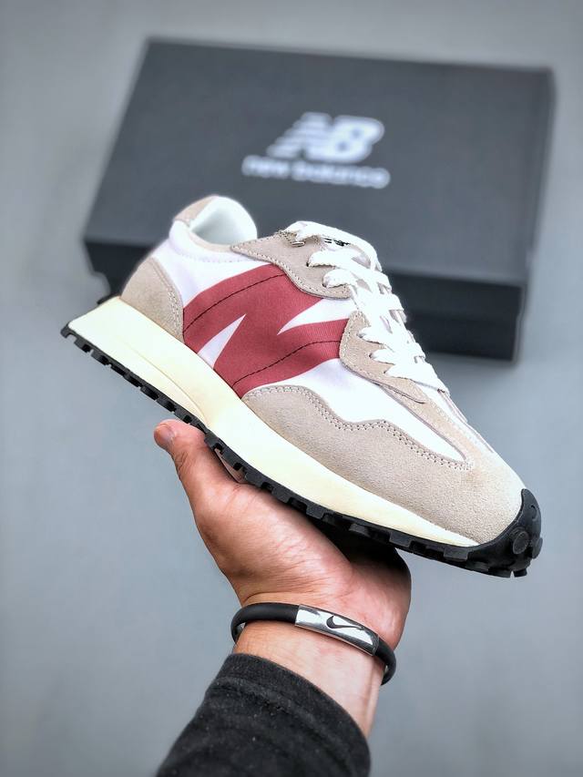 New Balance Nb327 新百伦系列复古休闲运动慢跑鞋 原厂细翻毛 原数据档案结合二次高弾md材料打造原版鞋底 鞋面由原厂特殊定制材料纹路细腻 多道序