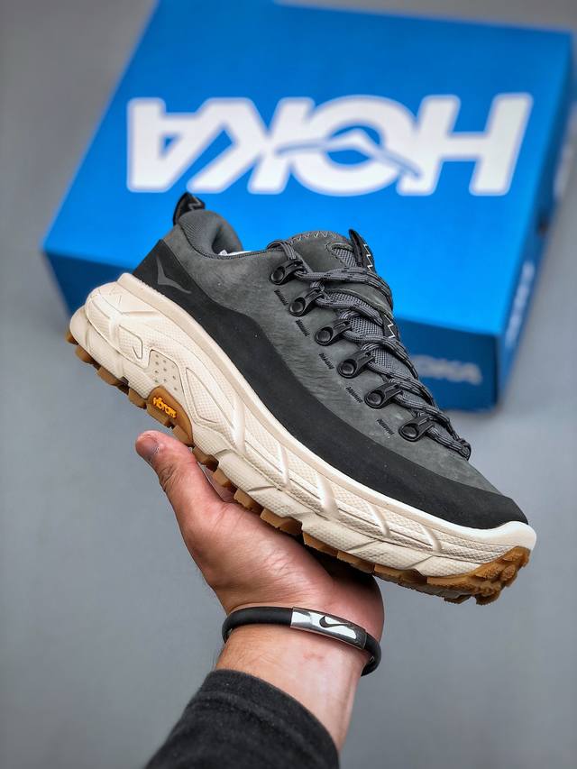 Hidden Characters X Hoka One One Hoka Tor Summit 2 Low White Black 托亚顶峰系列低帮厚底轻量坦