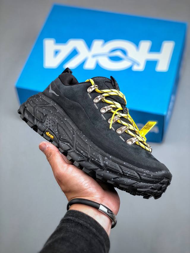 Hidden Characters X Hoka One One Hoka Tor Summit 2 Low White Black 托亚顶峰系列低帮厚底轻量坦