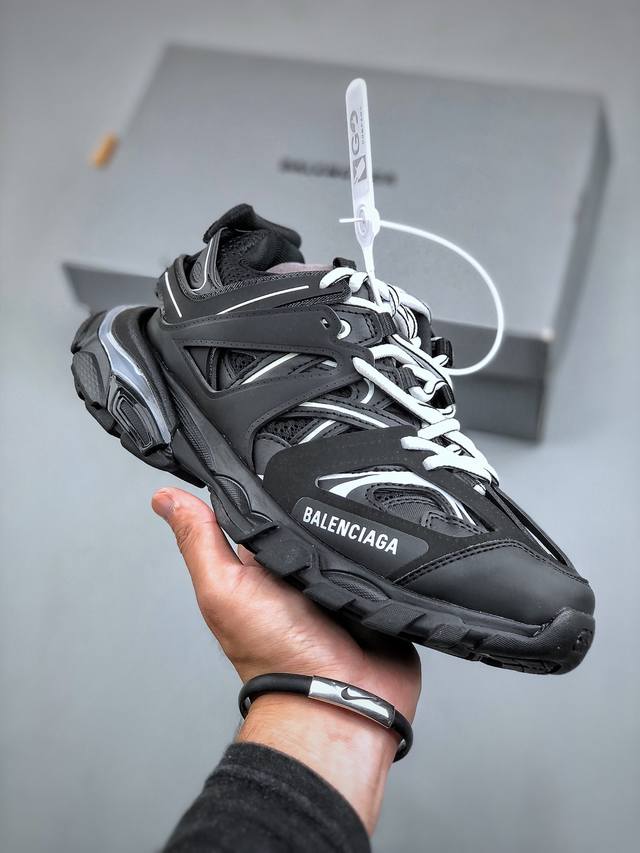 Go版 Balenciaga 巴黎世家3.0低帮老爹鞋 Balenciaga3.0 Track.2 Open Sneaker 巴黎世家3.0 三代户外概念鞋 #