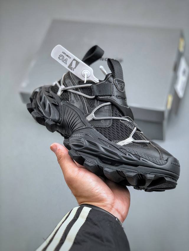 Vg版本 Balenciaga Hike Trail Sneaker 法国高端奢侈品牌-巴黎世家 徒步旅行15代系列低帮复古阔型厚底户外姥爹风潮流百搭休闲运动越