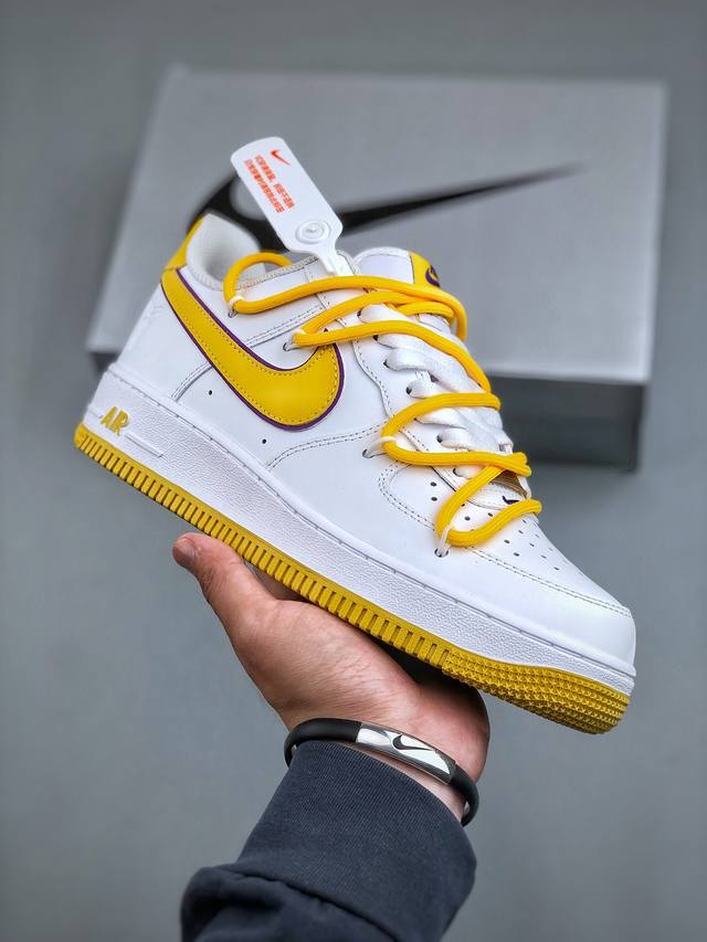 Nike Air Force 1'07 Low 黑曼巴联名 空军一号低帮休闲板鞋 Zh0316-050 #定制皮料 定制鞋盒 配件齐全 原楦原纸板 纯正空军版型