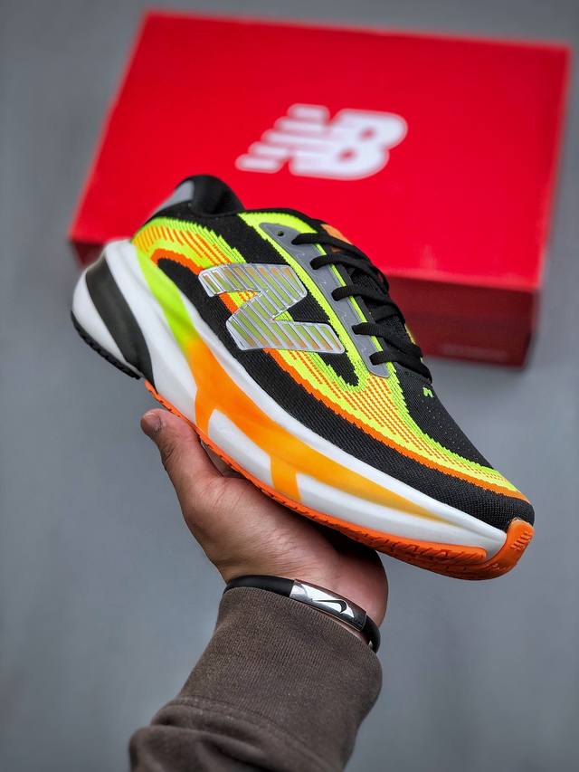 New Balance Nb Fresh Foam Evoz V15 舒适耐磨低帮跑步鞋 纯原版本受到fresh Foam1080舒适骑行的启发跑鞋将毛绒舒适感