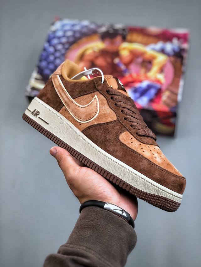 Nike Air Force 1'07 Low 灰粽全猪巴 空军一号低帮休闲板鞋 Xt7138-106 #原厂麂皮 原楦原纸板 纯正版型 正品nfc感应芯片 高