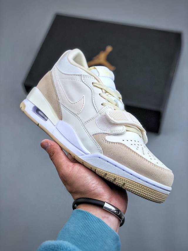 Nike Air Jordan Legacy 312 Low Sail 乔丹最强三合一混合版本低帮文化休闲运动篮球鞋“皮革米黄”Fq7827-102 尺码：36