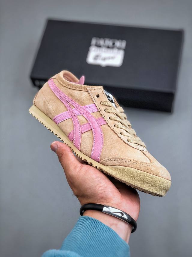 鬼塚虎 Onitsuka Tiger Mexico 66经典墨西哥系列低帮复古经典百搭休闲皮革慢跑鞋 货号： 3C380-200 尺码：36-41 半