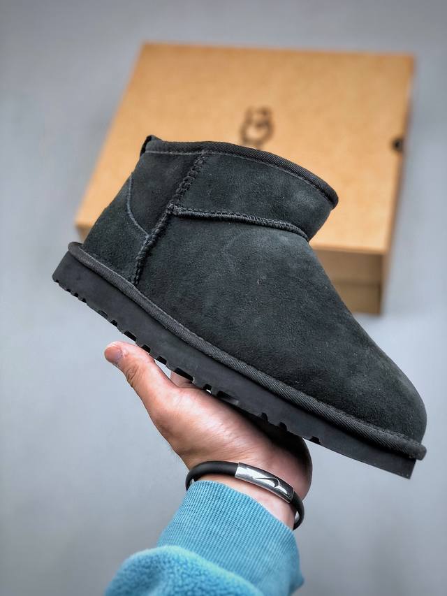 Ugg Classic Ultra Mini 官方经典款羊毛一体迷你短靴 1116109 #全鞋采用zp同厂 隆丰a级澳洲进口羊皮毛一体 品牌代工厂生产线 完全