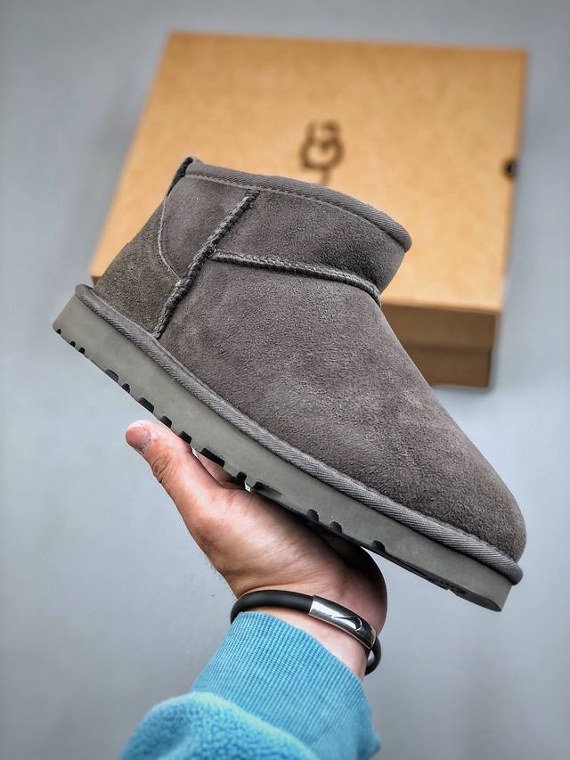 Ugg Classic Ultra Mini 官方经典款羊毛一体迷你短靴 1116109 #全鞋采用zp同厂 隆丰a级澳洲进口羊皮毛一体 品牌代工厂生产线 完全