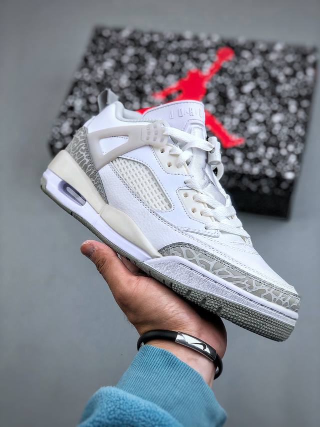 Jordan Spizike Low Aj 乔丹合体元素 文化休闲板鞋 Hq3602-121 #整双鞋在 Air Jordan 5 Low 廓形的基础上，通过加