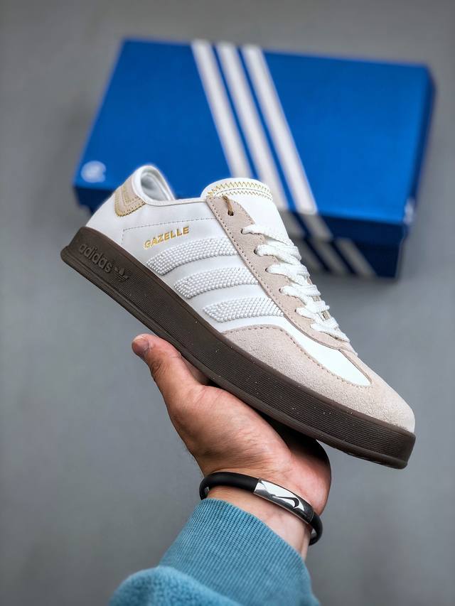 Clot X Adidas Origials Gazelle Indoor Ih3719 陈冠希联名 三叶草复古休闲防滑耐磨低帮板鞋 尺码：36-45 半