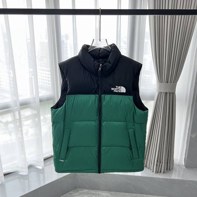 顶级版本，随意对比』 The North Face｜北面 Nuptse 1996 经典款羽绒马甲 产品配色：黑色，小麦，奶白色，脏粉色，墨绿色，暴力橙，橄榄绿，