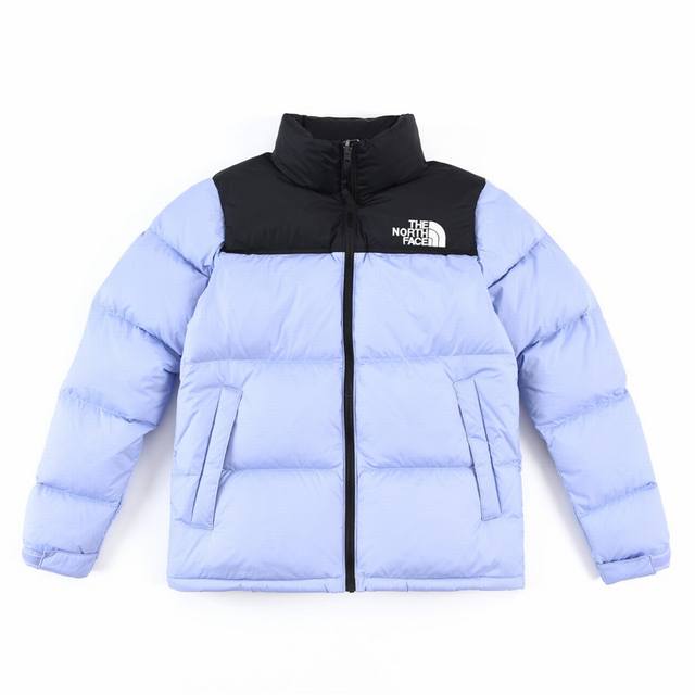 顶级版本，随意对比』 The North Face 北面nuptse 1996经典款男女同款羽绒服-薰衣草色 The North Face 的字面含义为山的最寒