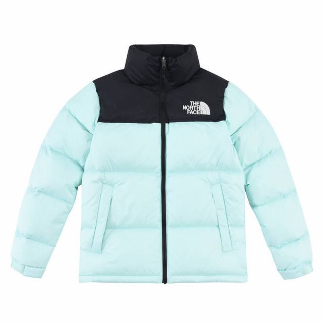 顶级版本，随意对比』 The North Face 北面nuptse 1996经典款男女同款羽绒服-天青色 The North Face 的字面含义为山的最寒冷