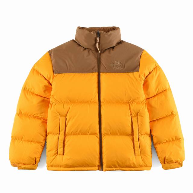 顶级版本，随意对比』 The North Face 北面nuptse 1996经典款男女同款羽绒服-棕黄 The North Face 的字面含义为山的最寒冷、