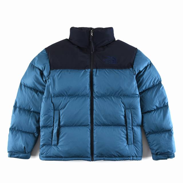 顶级版本，随意对比』 The North Face 北面nuptse 1996经典款男女同款羽绒服-海军蓝 The North Face 的字面含义为山的最寒冷